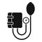 Arterial pressure mechanical tool icon, simple style