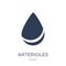 Arterioles icon. Trendy flat vector Arterioles icon on white background from sauna collection