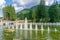 Artesian fountain from the Miorita lake, Poiana Brasov, Romania