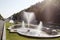 Artesian fountain on Unirii Boulevard, Bucharest