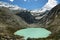 Artesoncocha lake and Artesonraju peak 6025m