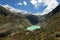 Artesoncocha lake and Artesonraju peak 6025m