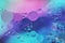 An artful colorful background with bubbles.