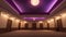 An Artful Depiction Of An Expressively Creative Looking Room With Purple Lighting AI Generative
