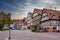 Artful medieval half-timber house at Market Place in Calw