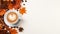Artfully Crafted Pumpkin Spice Latte AI Generated