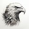 Artgerm Style Eagle Tattoo: Detailed And Accurate Drawing With Strong Facial Expression