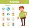 Arthritis. Reasons. Vector.