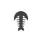 Arthropod fossil vector icon