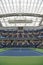 Arthur Ashe Stadium with finished retractable roof at the Billie Jean King National Tennis Center ready for US Open 2017