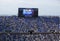 Arthur Ashe Stadium scoreboard at Billie Jean King National Tennis Center