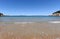 Arthur Bay beach scene, with beautiful clear water