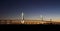 Arthur Ravenel Jr Bridge at twilight