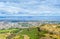 Arthur`s seat, Edinburgh, Scotland - the view of the Firth of Forth and Inchkeith