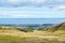 Arthur`s seat, Edinburgh, Scotland - the view of the Firth of Forth and the Portobello suburb