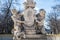 Artichoke Fountain in Madrid, Spain.