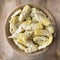 Artichoke Hearts in Wooden Bowl