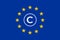 Article 13 concept with copyright symbol