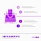 Article, blog, story, typewriter, writer Infographics Template for Website and Presentation. GLyph Purple icon infographic style