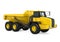 Articulated Dump Truck Isolated