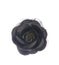 Artificial black flower isolated on white