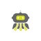 Artificial, cybernetics icon. Element of Science experiment icon for mobile concept and web apps. Detailed Artificial, cybernetics