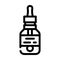 artificial flavoring line icon vector illustration black