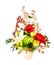 Artificial flower arrangement