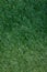 artificial green polyethylene background in the form of grass, top view