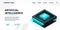 Artificial intelligence, AI web banner, isometric cloud computing concept, data mining, isometric, neural network