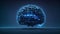 Artificial Intelligence digital Brain future technology. Futuristic Innovative technology in science concept. Generative Ai