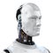 Artificial intelligence robot or cyborg portrait