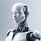 Artificial intelligence technology robot, modern robots of the future v1