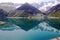 Artificial Lake de Grand-Maison, Rhone-Alpes in France