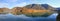 Artificial lake sylvenstein in autumn