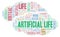 Artificial Life word cloud