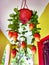 Artificial mango fruit pot decoration for home