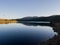 Artificial RibnÄko Lake on the river Crni Rzav, drinking water reservoir on the mountain Zlatibor in Serbia