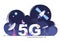 Artificial Satellites Orbiting the Planet Earth with Wireless Technology Global 5G Internet Network Satellite Communication