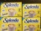 Artificial sweeteners on retail store shelf Boxes of Splenda close up