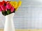 Artificial tulip flowers bouquet home decoration