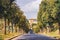 Artimino Tuscany Italy scenic boulevard towards the town door