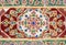 Artisan ceramic ornamental mosaic tiles of Bangkok Grand Palace