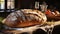 Artisanal Delight: Exquisite Isolated Bread on Table