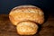 Artisanal sourdough whole grain breads. Homemade breads