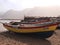 Artisanal wooden fishing boats in Sao Vicente, one of the Cape Verde islands