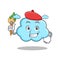 Artist cute cloud character cartoon