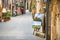 Artist pictures in the Pitigliano village streets - Tuscany, Italy