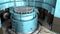 Artist rendering, Nuclear reactor interior view.