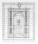 Artist Rendering Sketch of Beautiful Luxury Residential Front Door on White